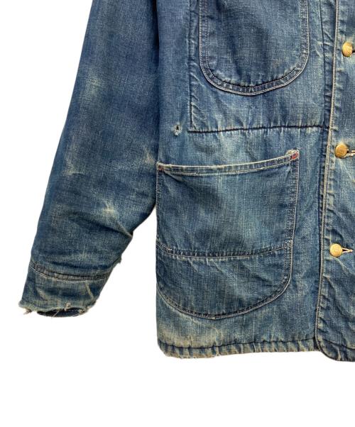 Burlington（バーリントン）Burlington (バーリントン) デニムカバーオール インディゴ サイズ:不明の古着・服飾アイテム