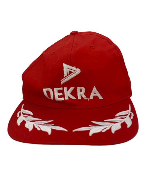 DEKRA（デクラ）DEKRA (デクラ) キャップ レッドの古着・服飾アイテム