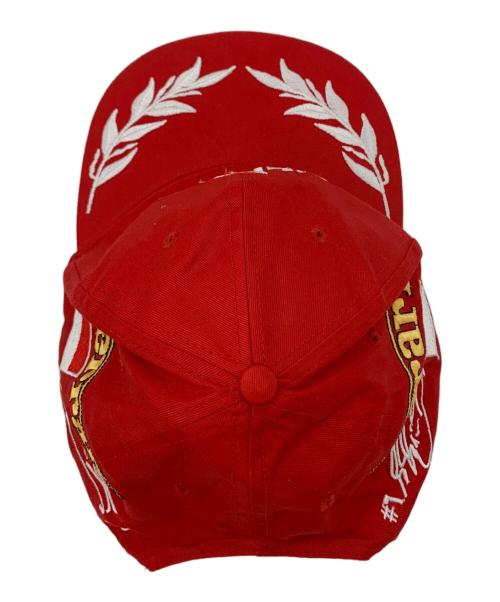 DEKRA（デクラ）DEKRA (デクラ) キャップ レッドの古着・服飾アイテム