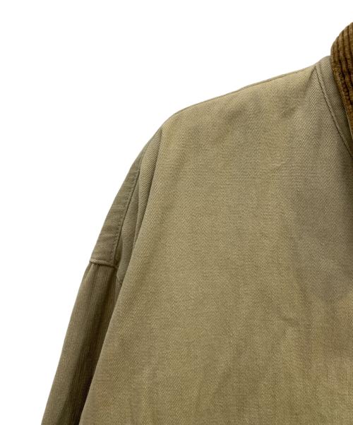 POLO RALPH LAUREN（ポロ・ラルフローレン）POLO RALPH LAUREN (ポロ・ラルフローレン) スイングトップ ベージュ×ブラウン サイズ:Ｍの古着・服飾アイテム