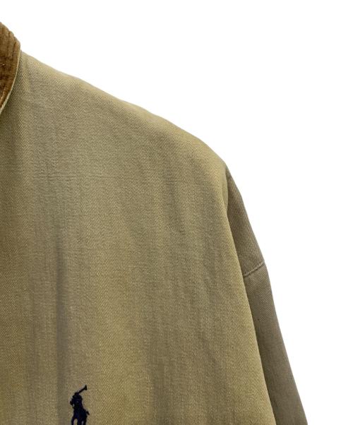 POLO RALPH LAUREN（ポロ・ラルフローレン）POLO RALPH LAUREN (ポロ・ラルフローレン) スイングトップ ベージュ×ブラウン サイズ:Ｍの古着・服飾アイテム