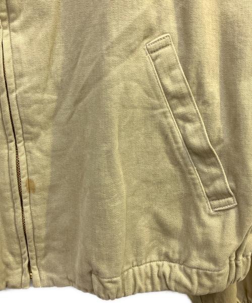 POLO RALPH LAUREN（ポロ・ラルフローレン）POLO RALPH LAUREN (ポロ・ラルフローレン) スイングトップ ベージュ×ブラウン サイズ:Ｍの古着・服飾アイテム