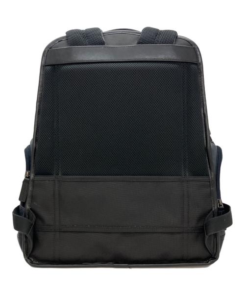 TUMI（トゥミ）TUMI (トゥミ) レザーリュック ネイビー×ブラックの古着・服飾アイテム