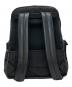 TUMI (トゥミ) レザーリュック ネイビー×ブラック：20000円