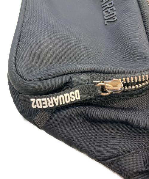 DSQUARED2（ディースクエアード）DSQUARED2 (ディースクエアード) ボディーバッグ ブラックの古着・服飾アイテム