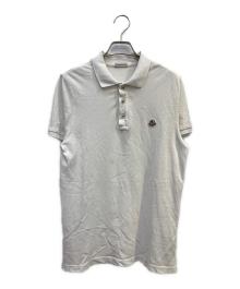 MONCLER（モンクレール）の古着「半袖ポロシャツ」｜ホワイト
