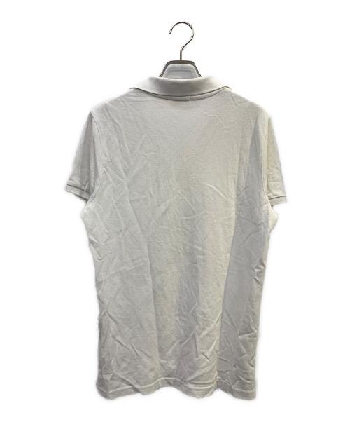 MONCLER（モンクレール）MONCLER (モンクレール) 半袖ポロシャツ ホワイト サイズ:Ｓの古着・服飾アイテム