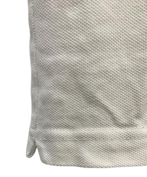 MONCLER（モンクレール）MONCLER (モンクレール) 半袖ポロシャツ ホワイト サイズ:Ｓの古着・服飾アイテム