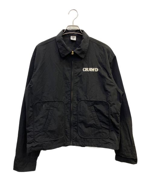 CRAWD（クロウド）CRAWD (クロウド) ナイロンジャケット ブラック サイズ:XLの古着・服飾アイテム