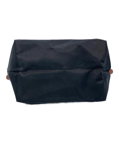 LONGCHAMP（ロンシャン）LONGCHAMP (ロンシャン) トートバッグ ブラック×ブラウンの古着・服飾アイテム