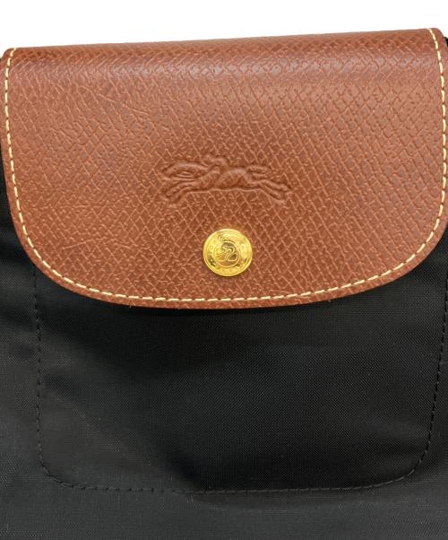 LONGCHAMP（ロンシャン）LONGCHAMP (ロンシャン) トートバッグ ブラック×ブラウンの古着・服飾アイテム