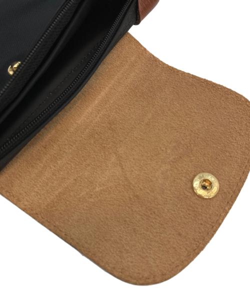 LONGCHAMP（ロンシャン）LONGCHAMP (ロンシャン) トートバッグ ブラック×ブラウンの古着・服飾アイテム