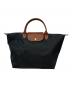 LONGCHAMP（ロンシャン）の古着「トートバッグ」｜ブラック×ブラウン