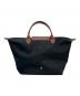 LONGCHAMP (ロンシャン) トートバッグ ブラック×ブラウン：11000円