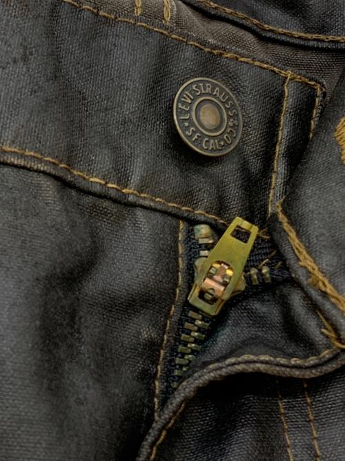 LEVI'S（リーバイス）LEVI'S (リーバイス) コーティングデニムパンツ ブラック サイズ:SIZE W34×L34の古着・服飾アイテム