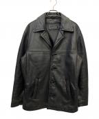 GUESSゲス）の古着「レザージャケット」｜ブラック