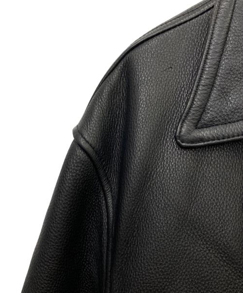 GUESS（ゲス）GUESS (ゲス) レザージャケット ブラック サイズ:Ｓの古着・服飾アイテム