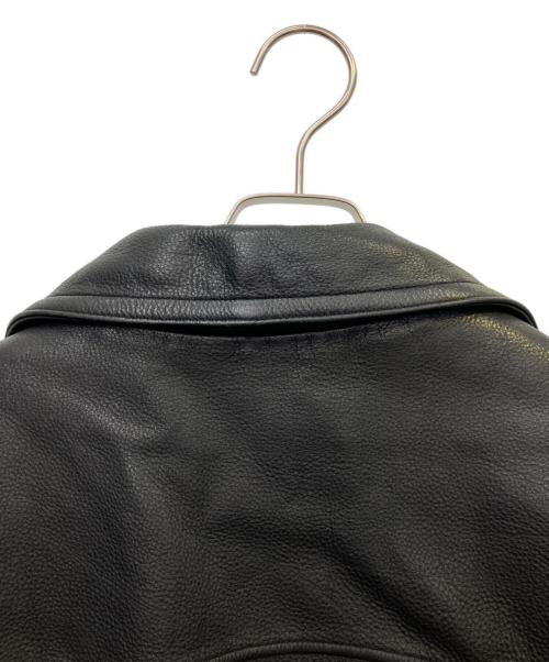 GUESS（ゲス）GUESS (ゲス) レザージャケット ブラック サイズ:Ｓの古着・服飾アイテム