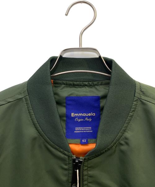 EMMAUELA（エマヌエーラ）EMMAUELA (エマヌエーラ) MA-1ジャケット グリーン サイズ:52の古着・服飾アイテム