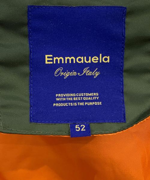 EMMAUELA（エマヌエーラ）EMMAUELA (エマヌエーラ) MA-1ジャケット グリーン サイズ:52の古着・服飾アイテム