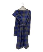 Vivienne Westwood ANGLOMANIAヴィヴィアンウエストウッドアングロマニア）の古着「チュニック」｜ネイビー×グレー