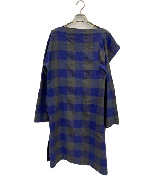 Vivienne Westwood ANGLOMANIA（ヴィヴィアンウエストウッドアングロマニア）Vivienne Westwood ANGLOMANIA (ヴィヴィアンウエストウッドアングロマニア) チュニック ネイビー×グレー サイズ:38の古着・服飾アイテム