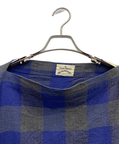 Vivienne Westwood ANGLOMANIA（ヴィヴィアンウエストウッドアングロマニア）Vivienne Westwood ANGLOMANIA (ヴィヴィアンウエストウッドアングロマニア) チュニック ネイビー×グレー サイズ:38の古着・服飾アイテム