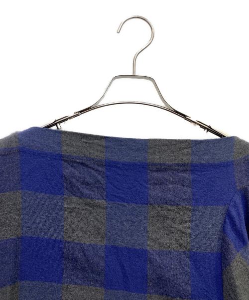 Vivienne Westwood ANGLOMANIA（ヴィヴィアンウエストウッドアングロマニア）Vivienne Westwood ANGLOMANIA (ヴィヴィアンウエストウッドアングロマニア) チュニック ネイビー×グレー サイズ:38の古着・服飾アイテム