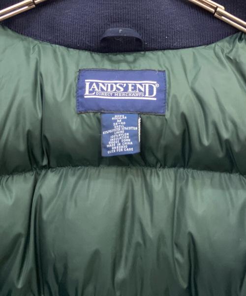 LAND'S END（ランズエンド）LAND'S END (ランズエンド) ダウンジャケット ネイビー サイズ:Ｍの古着・服飾アイテム