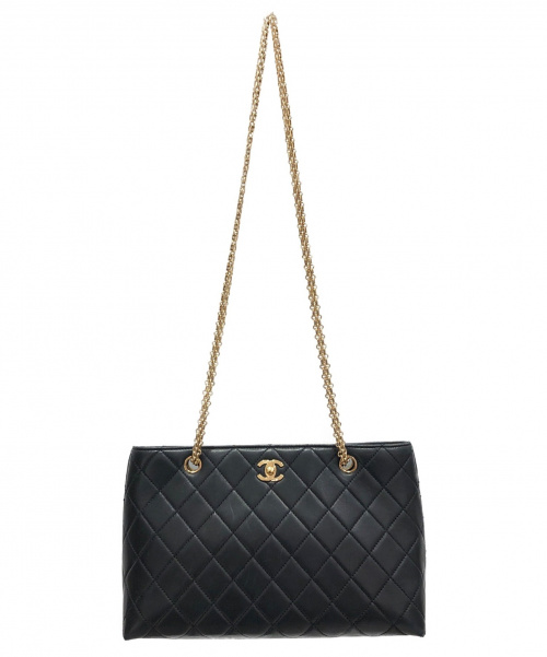 CHANEL（シャネル）CHANEL (シャネル) チェーンショルダーバッグ ブラック サイズ:-の古着・服飾アイテム