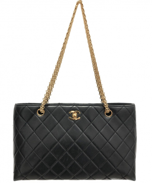 CHANEL（シャネル）CHANEL (シャネル) チェーンショルダーバッグ ブラック サイズ:-の古着・服飾アイテム