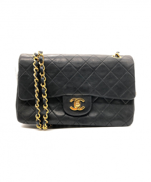 CHANEL（シャネル）CHANEL (シャネル) マトラッセチェーンショルダーバッグ ブラック サイズ:23の古着・服飾アイテム