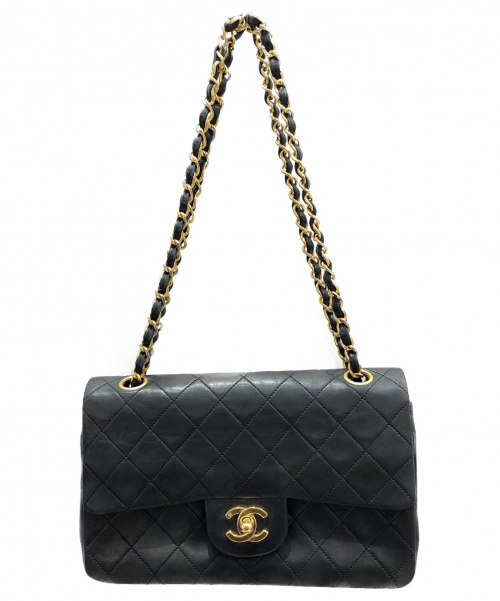 CHANEL（シャネル）CHANEL (シャネル) マトラッセチェーンショルダーバッグ ブラック サイズ:23の古着・服飾アイテム