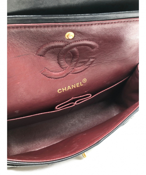 CHANEL（シャネル）CHANEL (シャネル) マトラッセチェーンショルダーバッグ ブラック サイズ:23の古着・服飾アイテム
