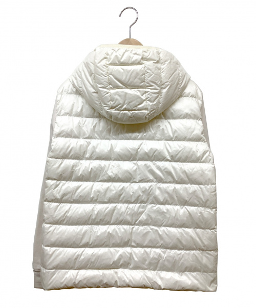 MONCLER（モンクレール）MONCLER (モンクレール) ジャージダウンパーカー アイボリー サイズ:Mの古着・服飾アイテム