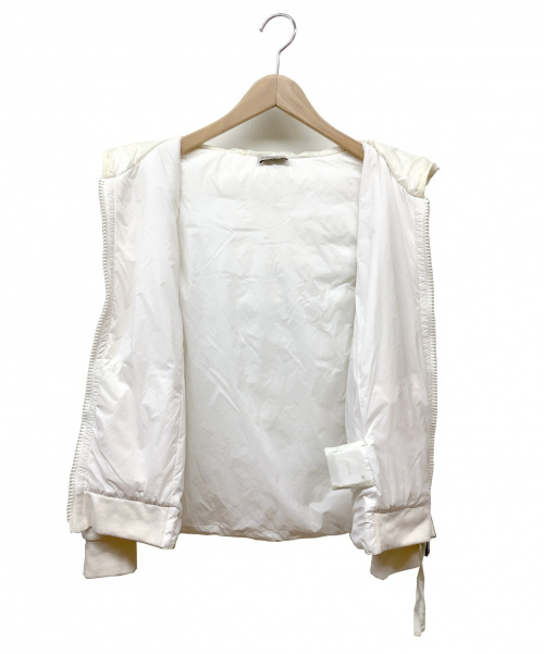 MONCLER（モンクレール）MONCLER (モンクレール) ジャージダウンパーカー アイボリー サイズ:Mの古着・服飾アイテム