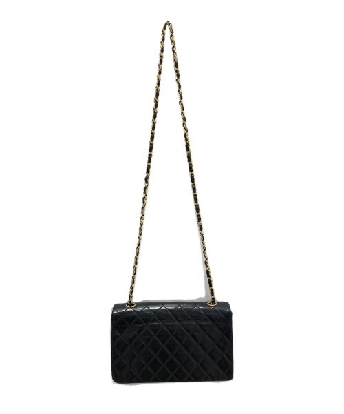 CHANEL（シャネル）CHANEL (シャネル) シングルフルフラップマトラッセ ブラック サイズ:23の古着・服飾アイテム