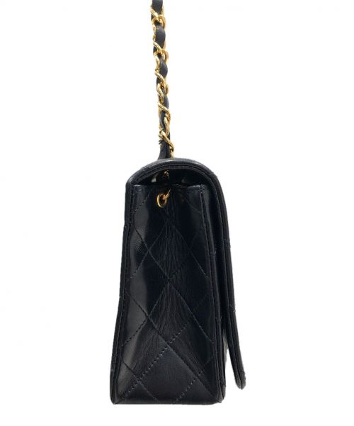 CHANEL（シャネル）CHANEL (シャネル) シングルフルフラップマトラッセ ブラック サイズ:23の古着・服飾アイテム