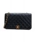 CHANEL（シャネル）の古着「シングルフルフラップマトラッセ」｜ブラック