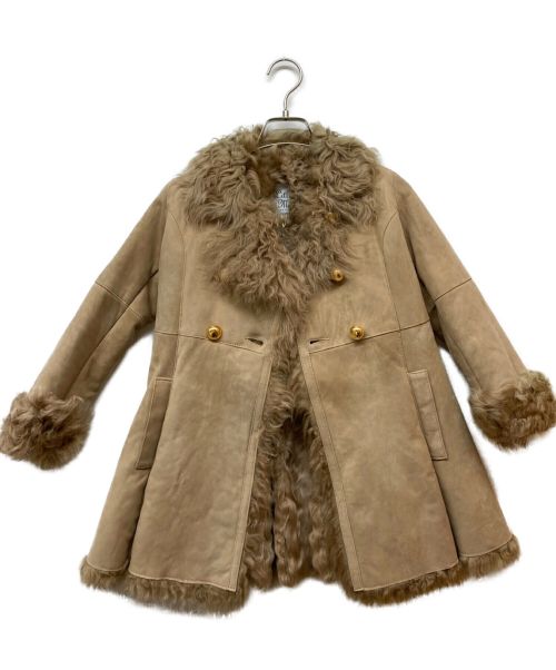 Little me（リトルミー）Little me (リトルミー) ムートンコート ベージュ サイズ:6 未使用品の古着・服飾アイテム