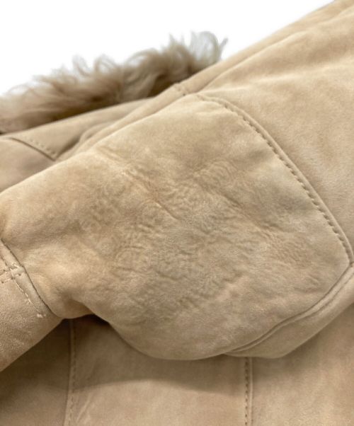 Little me（リトルミー）Little me (リトルミー) ムートンコート ベージュ サイズ:6 未使用品の古着・服飾アイテム