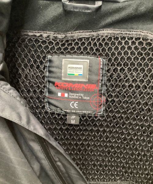 komine（コミネ）komine (コミネ) バイカージャケット グレー サイズ:Mの古着・服飾アイテム