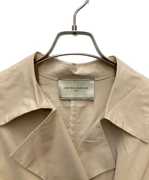 UNITED ARROWS（ユナイテッドアローズ）UNITED ARROWS (ユナイテッドアローズ) CONSCIOUS トレンチコート ベージュ サイズ:Mの古着・服飾アイテム
