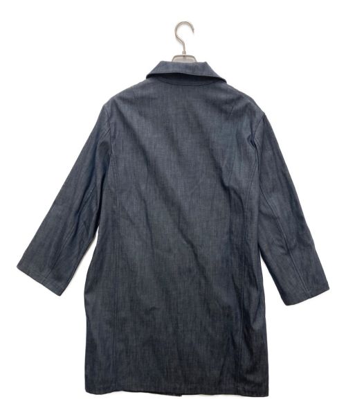 MACKINTOSH LONDON（マッキントッシュ ロンドン）MACKINTOSH LONDON (マッキントッシュ ロンドン) デニムステンカラーコート ブルー サイズ:44の古着・服飾アイテム
