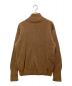 Vincent et Mireille (ヴァンソンエミレイユ) 畦編み ハーフジップ プルオーバー ブラウン サイズ:F：2500円