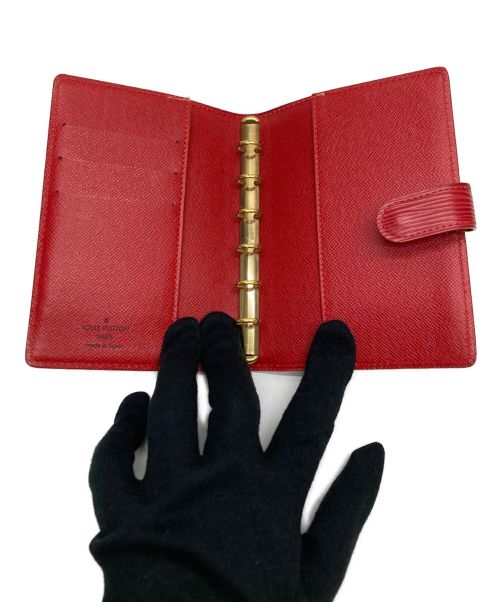 LOUIS VUITTON（ルイ ヴィトン）LOUIS VUITTON (ルイ ヴィトン) 手帳カバー レッドの古着・服飾アイテム