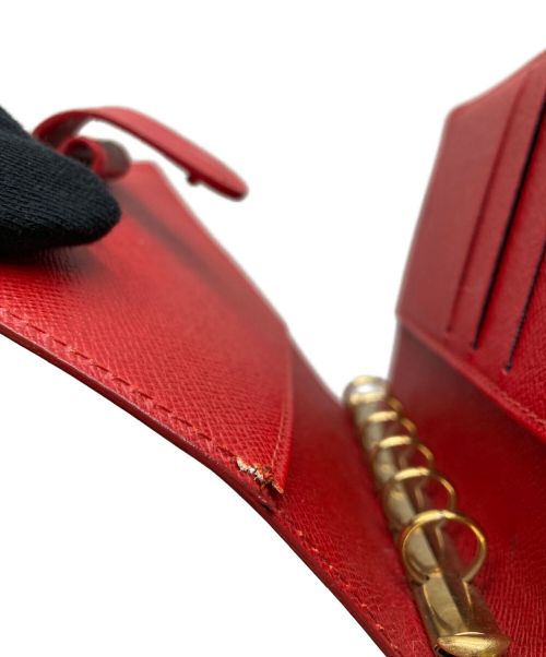 LOUIS VUITTON（ルイ ヴィトン）LOUIS VUITTON (ルイ ヴィトン) 手帳カバー レッドの古着・服飾アイテム