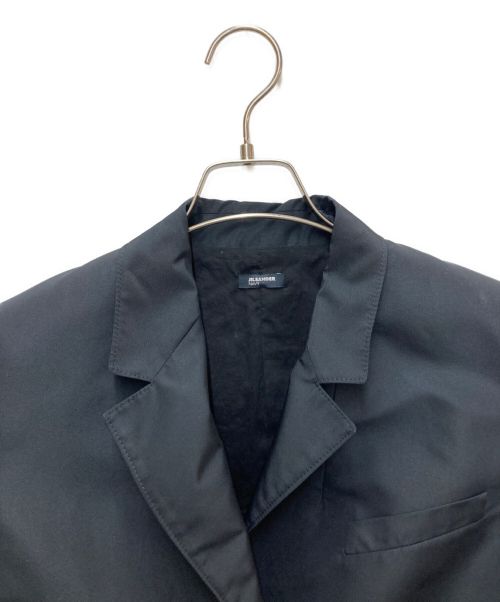 JIL SANDER NAVY（ジルサンダー ネイビー）JIL SANDER NAVY (ジルサンダー ネイビー) ポリエステルチェスターコート ネイビー サイズ:36の古着・服飾アイテム