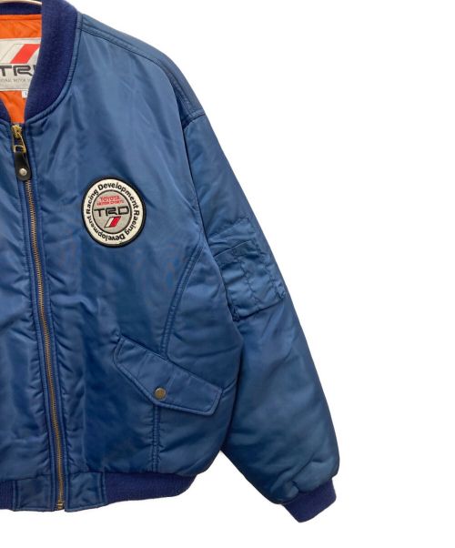 TRD（ティーアールディー）TRD (ティーアールディー) 中綿ブルゾン ネイビー サイズ:Lの古着・服飾アイテム