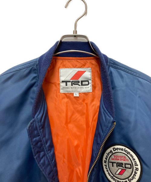 TRD（ティーアールディー）TRD (ティーアールディー) 中綿ブルゾン ネイビー サイズ:Lの古着・服飾アイテム